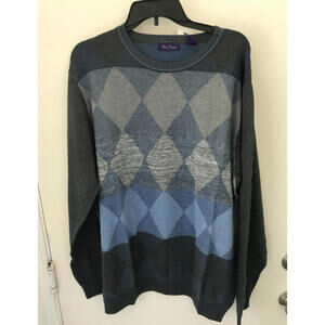 Men's Alan Flusser Sweater Pullover 100% Cotton XXL New with Tags